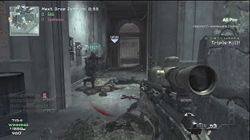 MW3 l Noscope Triple Headshot