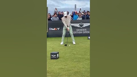 Rory Mcilroy 427 yard drive at the Scottish Open #golf #rorymcilroy #dpworldtour #scottishopen