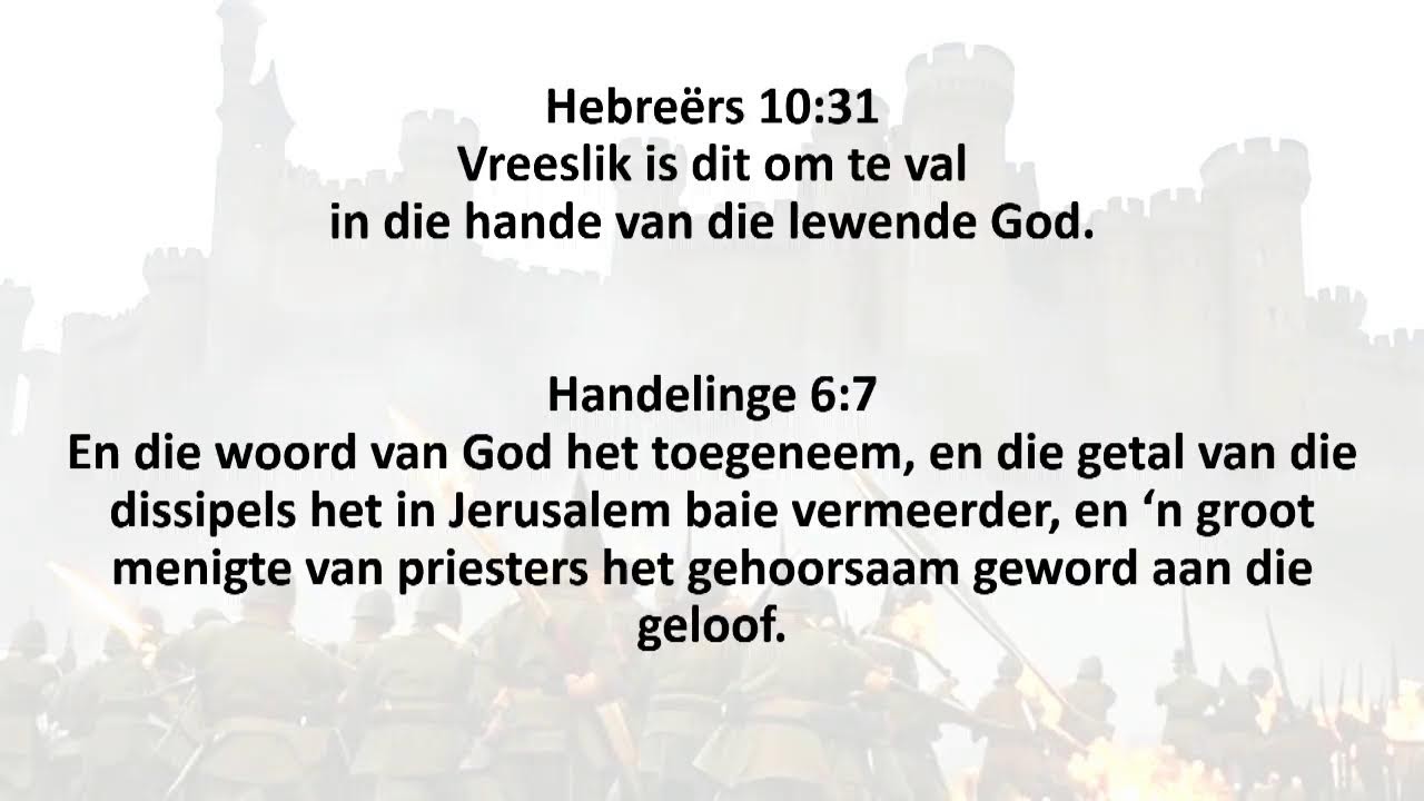 Die vyand binne-in die poorte!