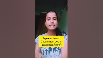 Polytechnic के साथ Government Job का तैयारी कैसे करे।।#diplomaengineering