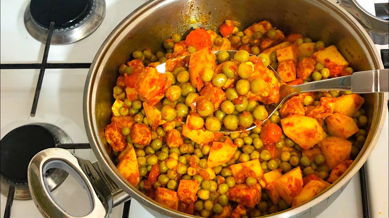 Kolay ve Lezzetli Akşam Yemeği😋TAVUKLU BEZELYE YEMEĞİ💯