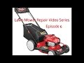 Lawn Mower Repair - How To Drain Bad or Old Gas and Clean Carburetor Bowl and Jet