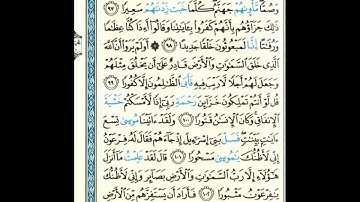 القرآن الكريم صفحة رقم 292 برواية الدوري عن الكسائي القارئ مفتاح السلطني