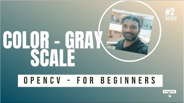 #2 OpenCV -  Convert color image to black and white