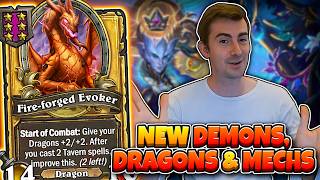 NEW Dragons, Demons and Mechs Revealed! | Hearthstone Battlegrounds NEW Dragons, Demons and Mechs Revealed! | Hearthstone Battlegrounds