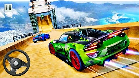 Impossible Mega Ramp Crazy Car Stunt 2021 || Mega Ramp Car Racing Android Gameplay 💥💥💪