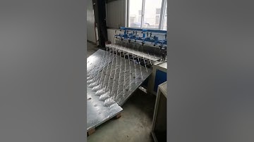 GST single wire fully automatic chain link fence weaving machine factory price