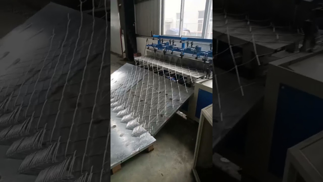 GST single wire fully automatic chain link fence weaving machine factory price