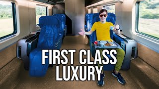 Taking Italy's High-Speed Train: A First Class Ride  🇮🇹🚄✨