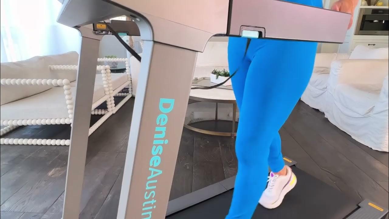Denise Austin Double Fold Stow Walkingpad Treadmill YouTube
