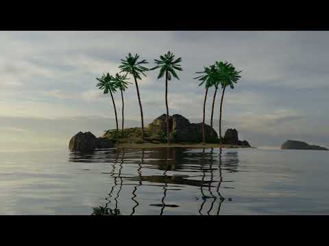 Blender - Animated 3D Island With Ocean - HD