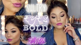 Sultry Eyes | Bold Lips Makeup Tutorial | Blissfulbrii