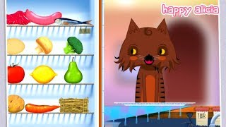 Si kucing suka makan Ikan | Game Memasak | Toca Kitchen | Game Kucing Memasak | Game Happy Alicia screenshot 1