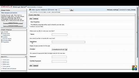 How to Create User and Group with Oracle Weblogic Admin Server Console