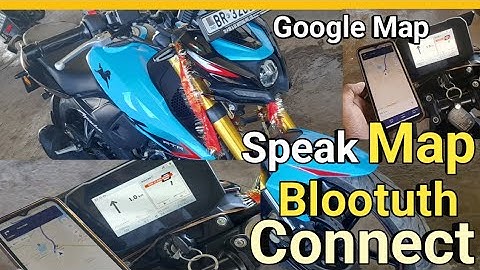How to connect Blootuth Apache160 4v new🤩 | rtr 160 4v map navigation show kese kre |@alltimelearns 