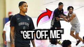 Dior Johnson GOES AT D1 Commits!! It got heated between Dior and Team Takeover!!!