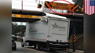 ‘Can Opener’ bridge in North Carolina eats trucks despite new warning system - TomoNews
