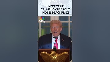 Next Year Will Be Better: Donald Trump Jokes About Not Winning The Nobel Peace Prize | N18G