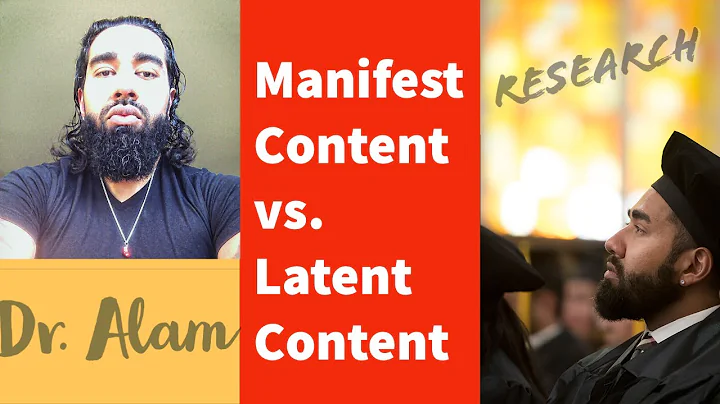 Manifest Content vs. Latent Content