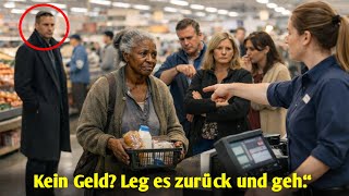 Bitte Lassen Sie Mich Morgen Bezahlen Alte Frau Fleht Ohne Zu Wissen, Dass Ein Milliardär Zusieht