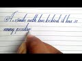 How to write neat and beautiful writing | Very clean handwriting