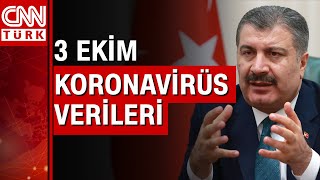 3 Ekim 2021 koronavirüs tablosu