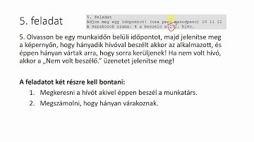 05. Várakozók száma - Lineáris keresés - Programozás Python - 2016. október