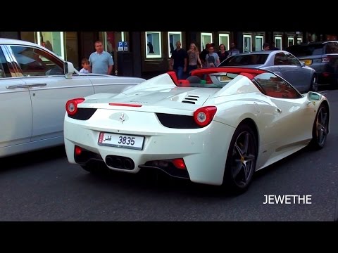 Ferrari 458 Italia/Spider INVASION In London!! Loud Exhaust Sounds!