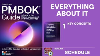 SCHEDULE DOMAIN - 1 - PMBOK 8th Ed - SCHEDULE KEY CONCEPTS