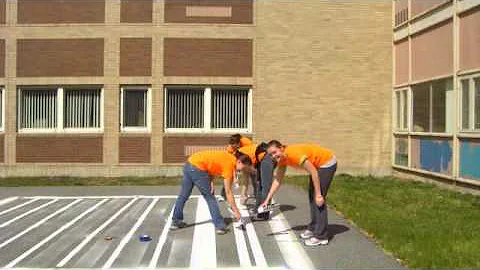 BSU Students Clean Up Mulcahey Elementary School i...