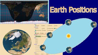 How to use the earth positions app screenshot 1