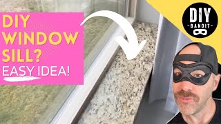 ️🔥 DIY Marble / Stone Window Sill Moulding Idea➔ Simple Beautiful Easy-to-Install Solution?