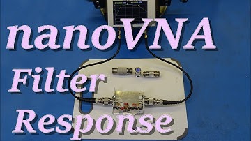 nanoVNA: Measuring the Frequency Response of a Filter (068d)