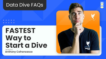 UPDATED: How to Start a Dive - Data Dive FAQ