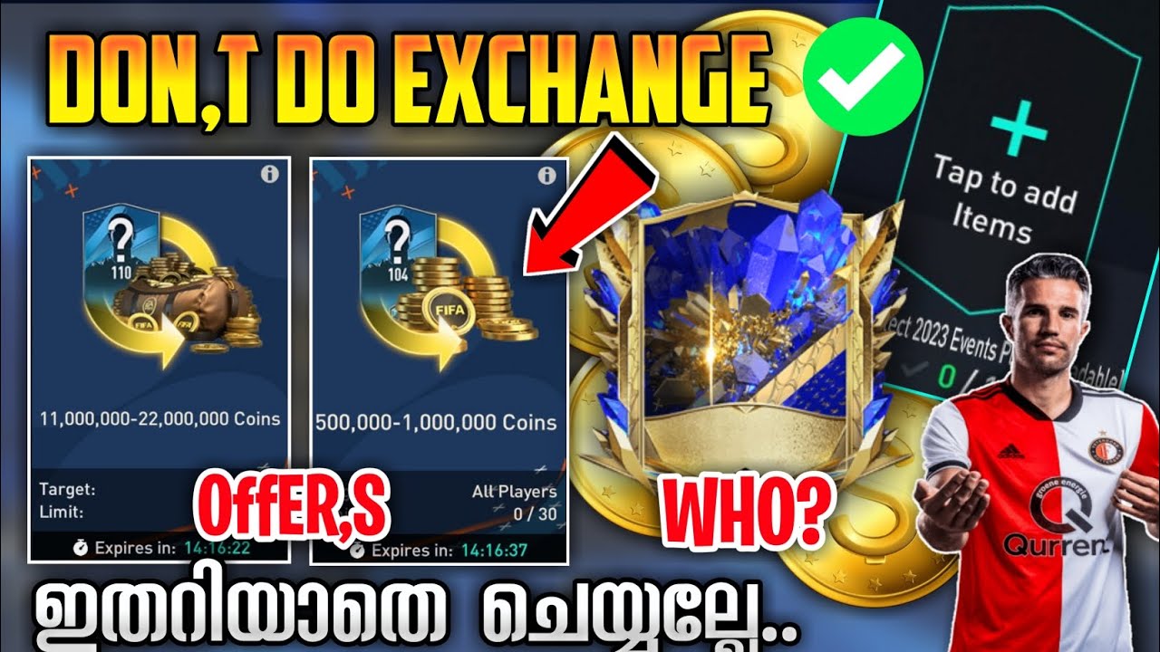 Don,t Do This Exchange FIFA Mobile FIFA Mobile Exchange Tricks and