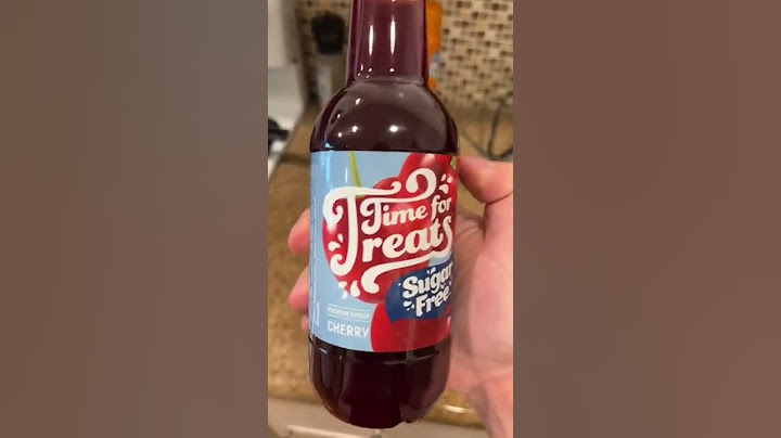 0 calorie snow cone