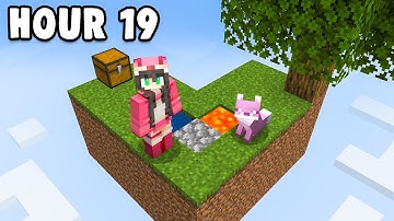 Ik heb 24 uur lang overleefd op SKYBLOCK Minecraft