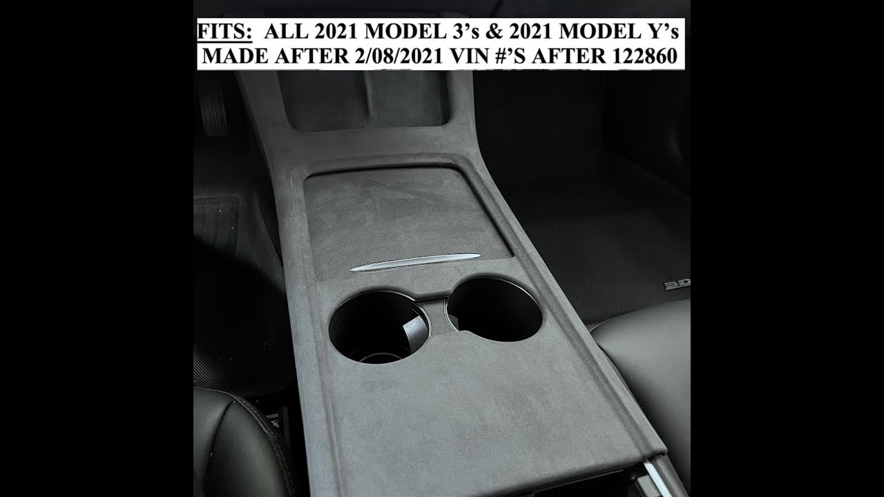 Alcantara Center Console Wrap (Second Gen Consoles only)