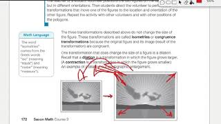 Transformations - Course 3 Math Lesson 26