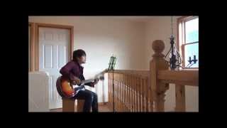 砂漠に赤い花