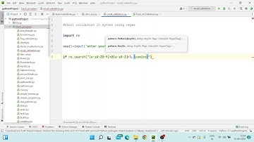 validate email address in python || email validation in python using regex || #regex python ||