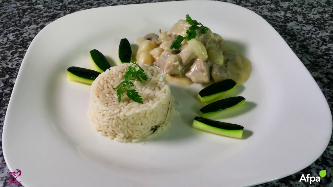 Blanquette de veau sauce suprême