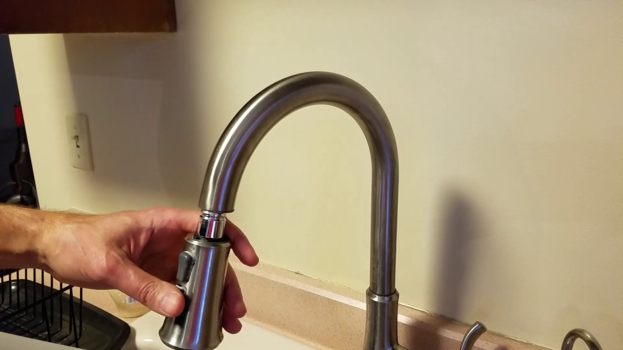 Gooseneck Kitchen Faucet With Pullout Spray Repair | Dandk Organizer