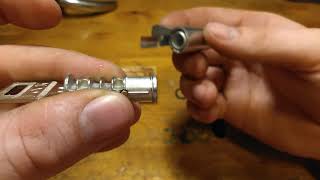 (288) how to gut a cheap chinese lock with a fish bone core screenshot 1