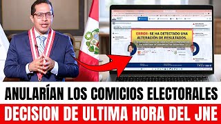 🔴¡Lo Último! Se anularían las elecciones por evidencias claras de fraude electoral 