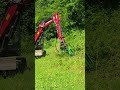 Forestry mulcher TE9DF2 OMEF | Mulching on Yanmar excavator