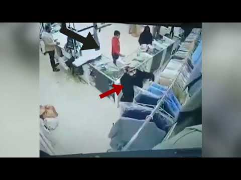 إشادة بامرأة يمنية ثبتت تحمي ابنها في محل بصنعاء بعد قصف أمريكي قريب