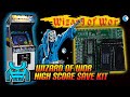 Setting up Wizard Of Wor High Score Save Kit Installation - Easy Mod to Classic Arcade Game PCB