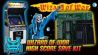 Setting up Wizard Of Wor High Score Save Kit Installation - Easy Mod to Classic Arcade Game PCB