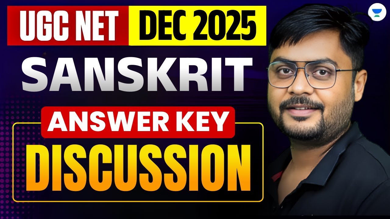 UGC NET Dec 2025 Sanskrit Question Paper Discussion | Answer Key | Shubham sir